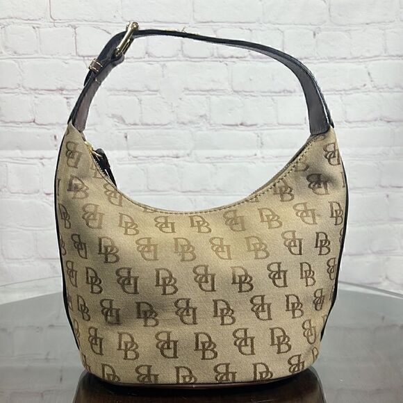 Vintage DOONEY & BOURKE monogram canvas mini bag - Picture 1 of 16